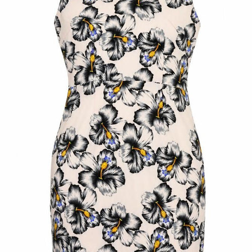 Poppy Lux Womens Pink Floral  Sheath  Size 12