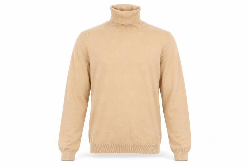Front view of Topman men’s beige jumper, size XS