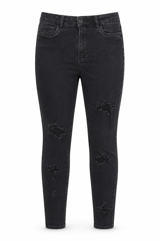 Denim 365 Womens Black  Denim Jegging Jeans Size 10 L26 in