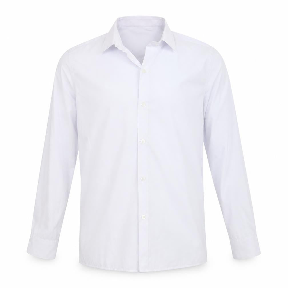 Marks & Spencer Boys White   Basic Button-Up Size 13-14 Years  - school