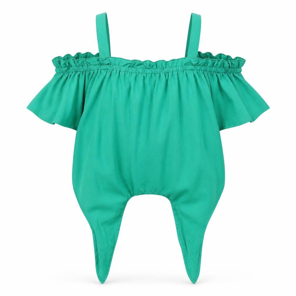 New Look Girls Green   Cropped Tank Size 11 Years