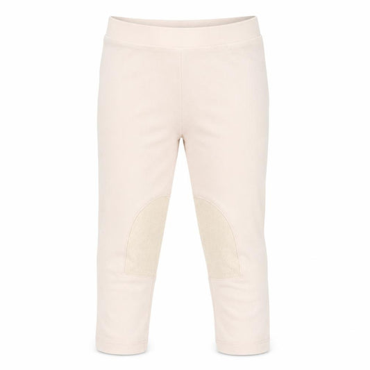 Front view of Preworn girls’ pink sweatpants, size 2-3, years