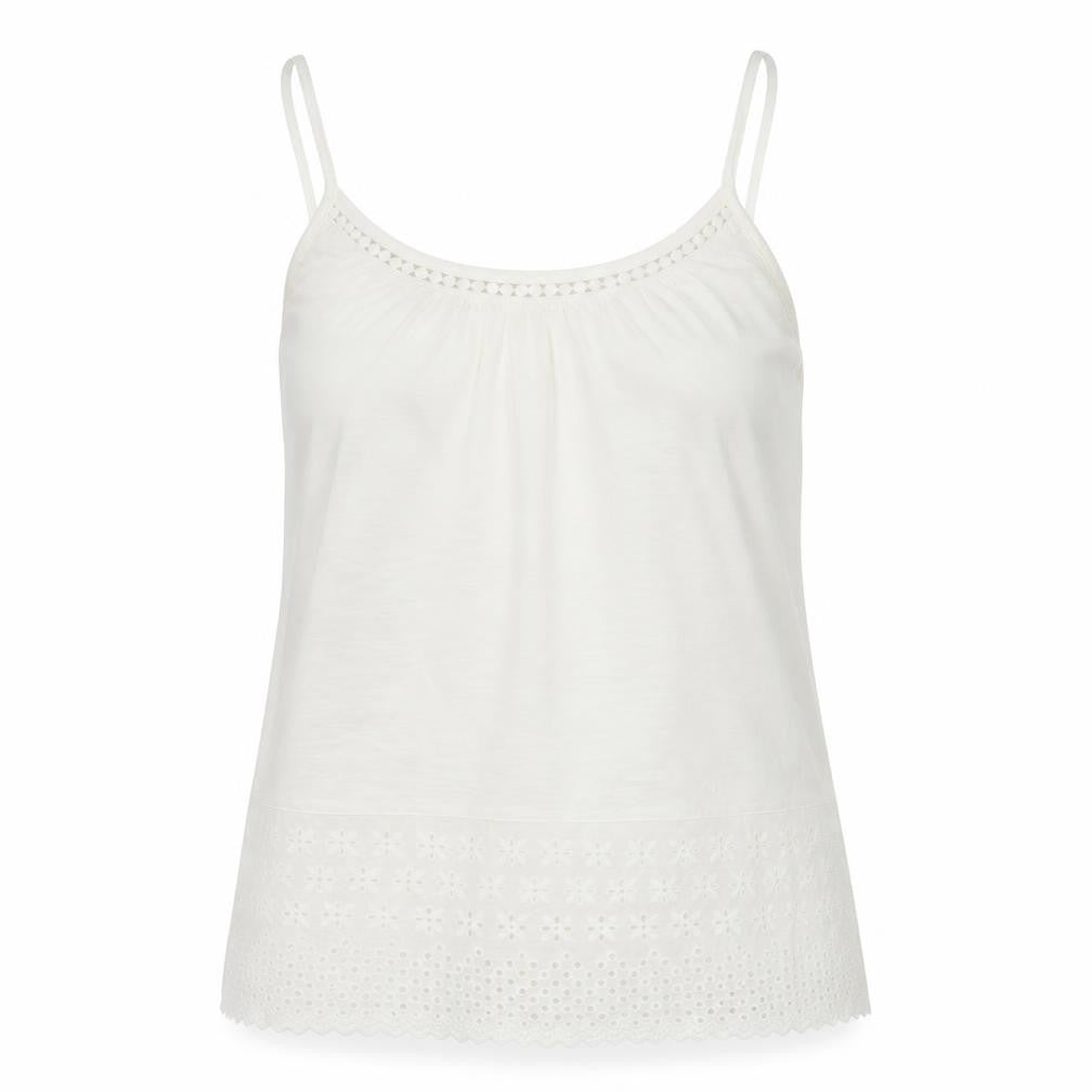 Next  Womens White Houndstooth  Basic T-Shirt Size 10