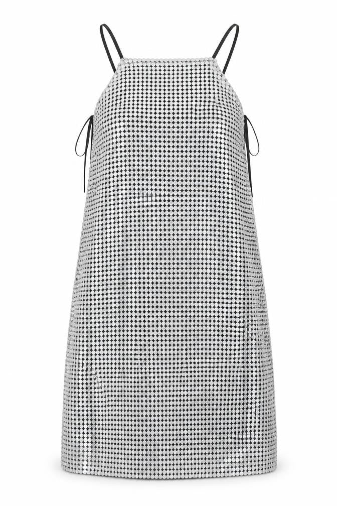 Front view of River Island women’s grey a-line, size UK 8