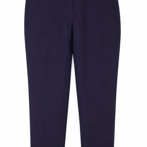 Marks and Spencer Womens Purple   Trousers  Size 12 L25 in