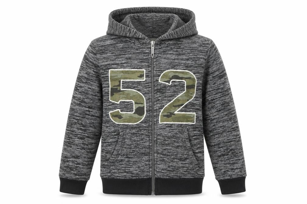 Palomino Boys Grey   Full Zip Hoodie Size 8 Years