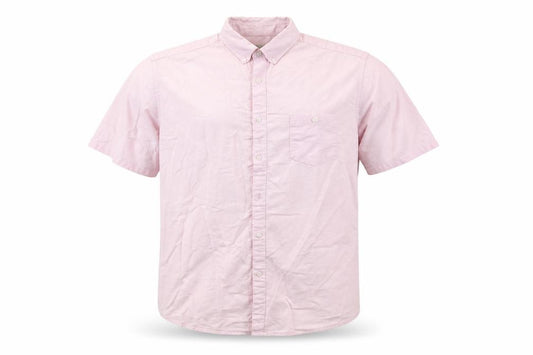 Front view of Primark men’s pink button-up, size XL