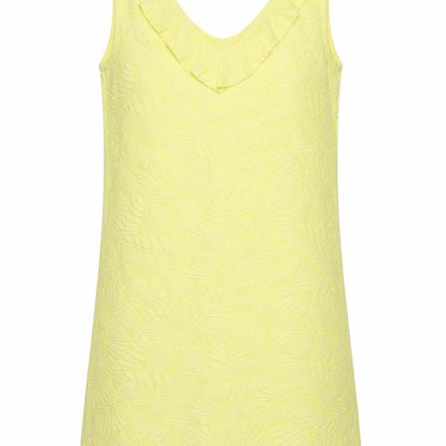 Mango Womens Yellow Floral  A-Line  Size S