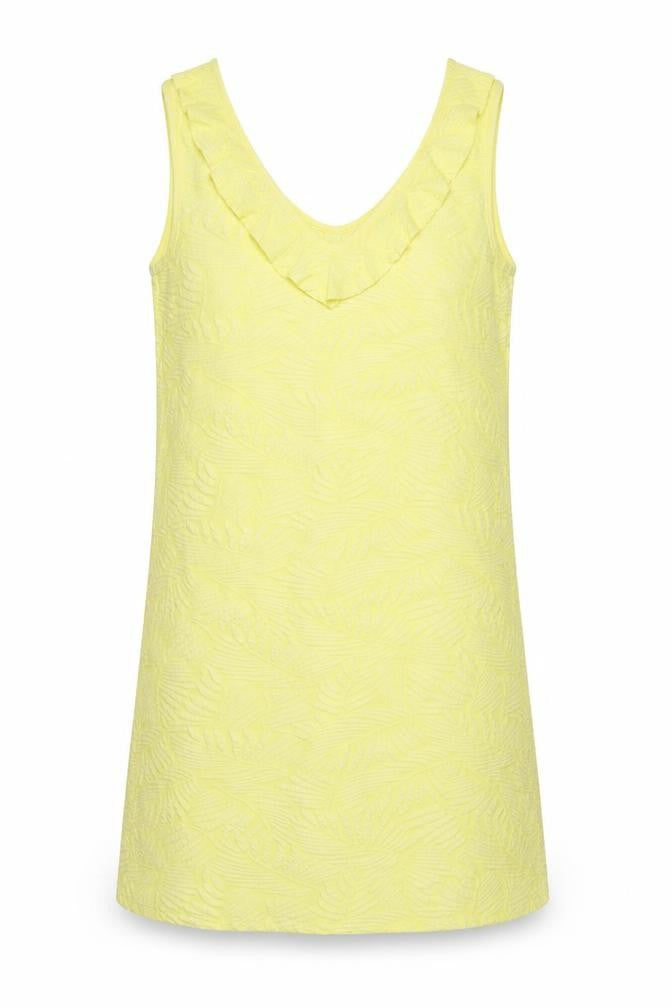 Mango Womens Yellow Floral A-Line Size S