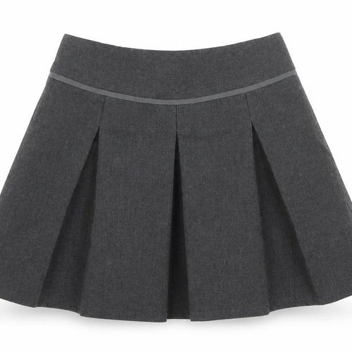 TU Girls Grey   Pleated Skirt Size 6 Years