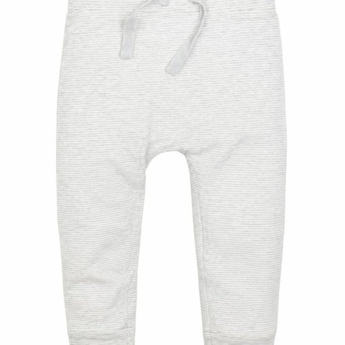 George Baby Grey Striped  Jogger Trousers Size 9-12 Months
