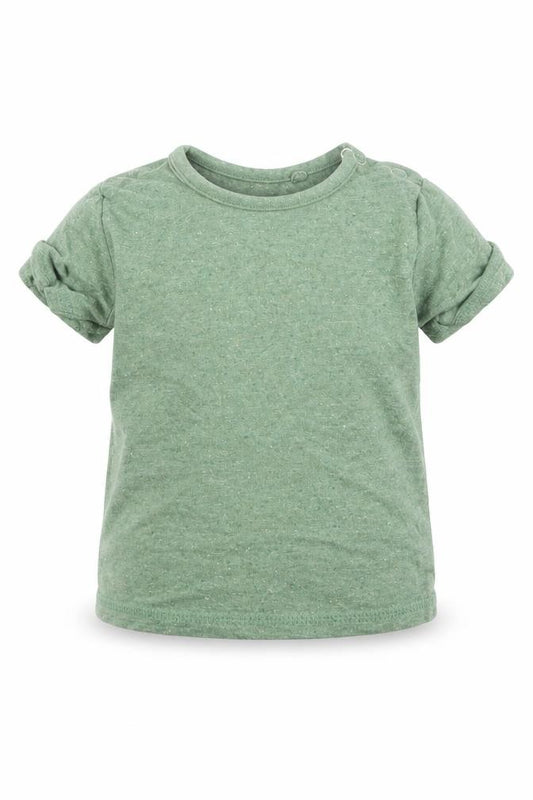 Front view of George Baby Green Basic T-Shirt, size 9-12, Months