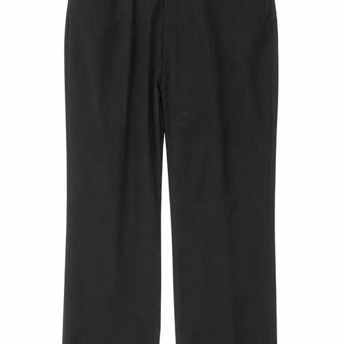 Preworn Mens Black   Dress Pants Trousers Size 38 in L29 in