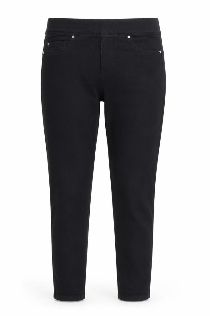 Denim & Co. Womens Black   Straight Jeans Size 10 L26 in