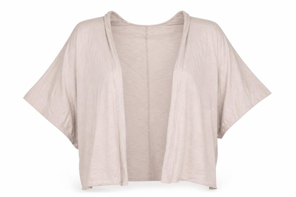 Front view of Atmosphere women’s pink cardigan jumper, size S, - wide
