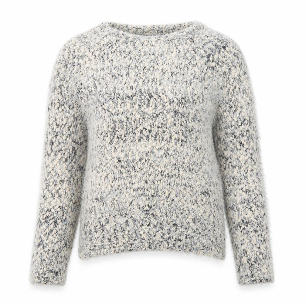 Front view of Atmosphere women’s black knit jumper, size UK 8