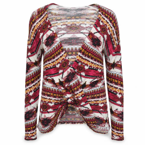 Divided by H&M Womens Pink Geometric  Cardigan Jumper Size S