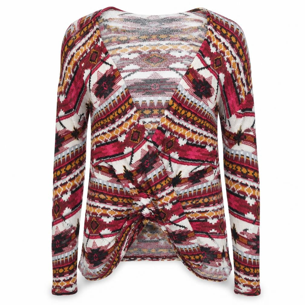 Divided by H&M Womens Pink Geometric  Cardigan Jumper Size S