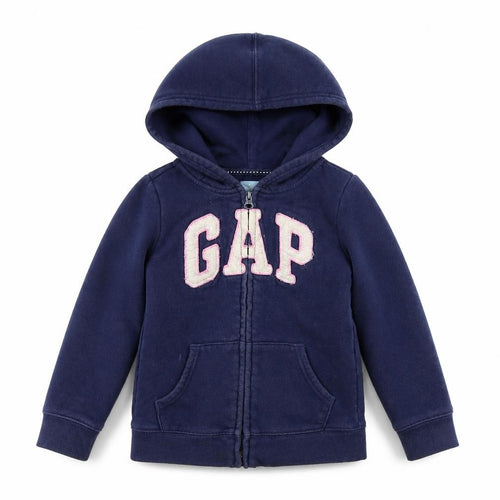 Gap Girls Blue   Full Zip Hoodie Size 5 Years