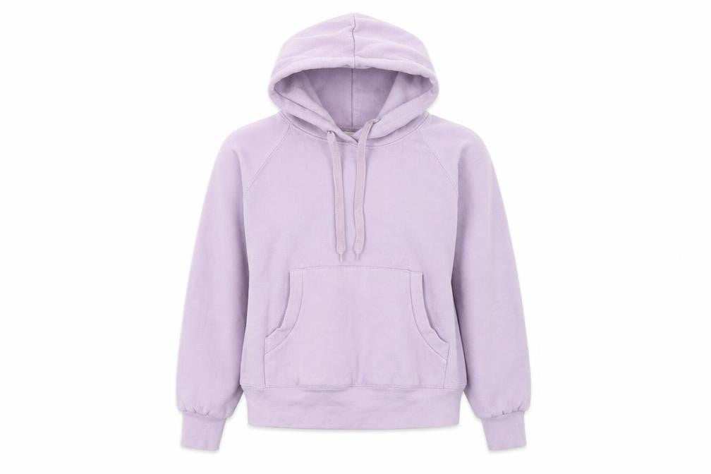 Lady Fit Hood Womens Purple   Pullover Hoodie Size S