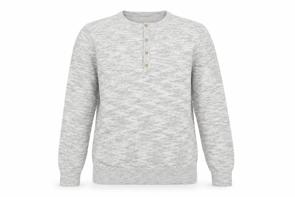 Front view of HJH women’s green herringbone jumper, size S