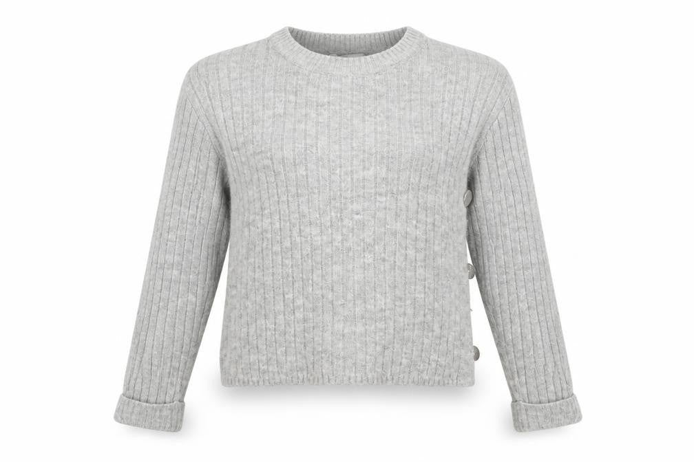 Front view of George women’s grey knit jumper, size M