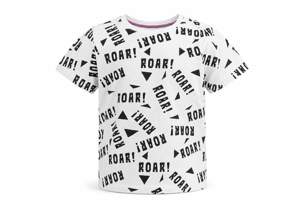 Front view of Nutmeg boys’ white basic t-shirt, size 5-6, years