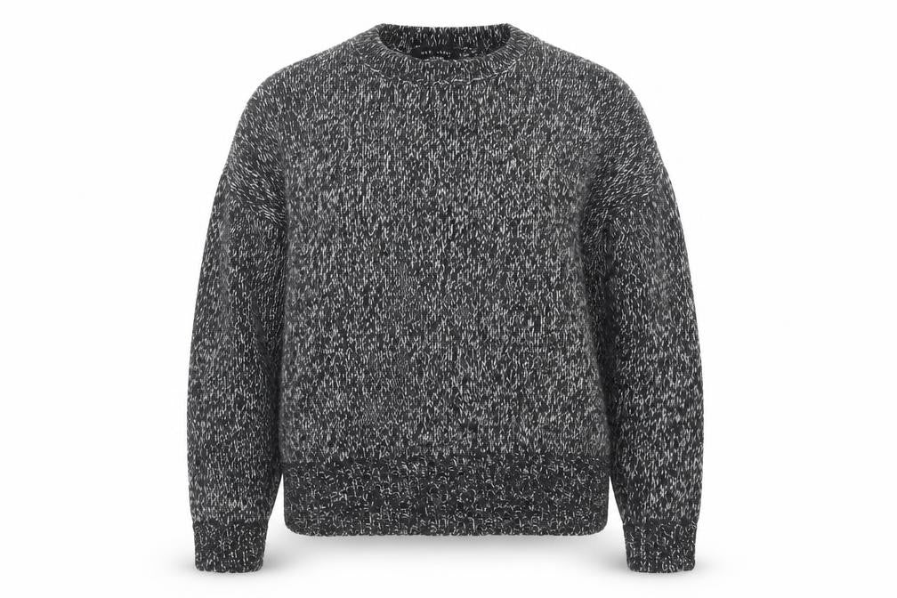 Front view of New Look women’s black jumper, size M
