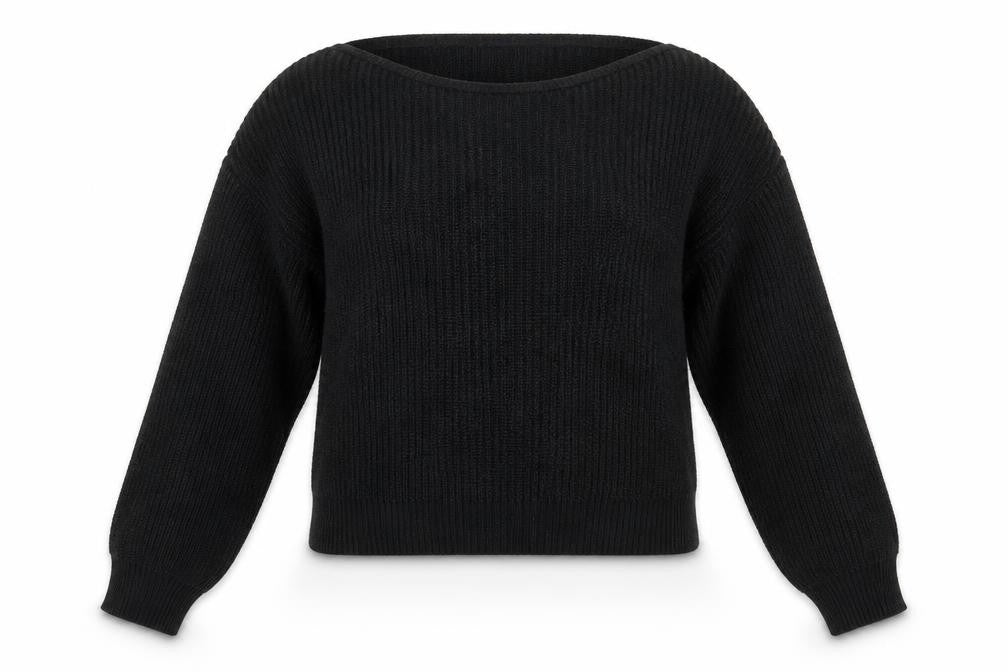 PRETTYLITTLETHING Womens Black   Pullover Jumper Size 4