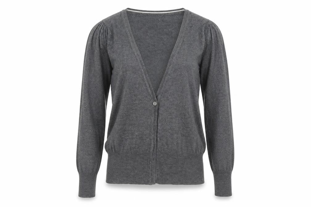 Dorothy Perkins Womens Grey  Knit Cardigan Jumper Size 10