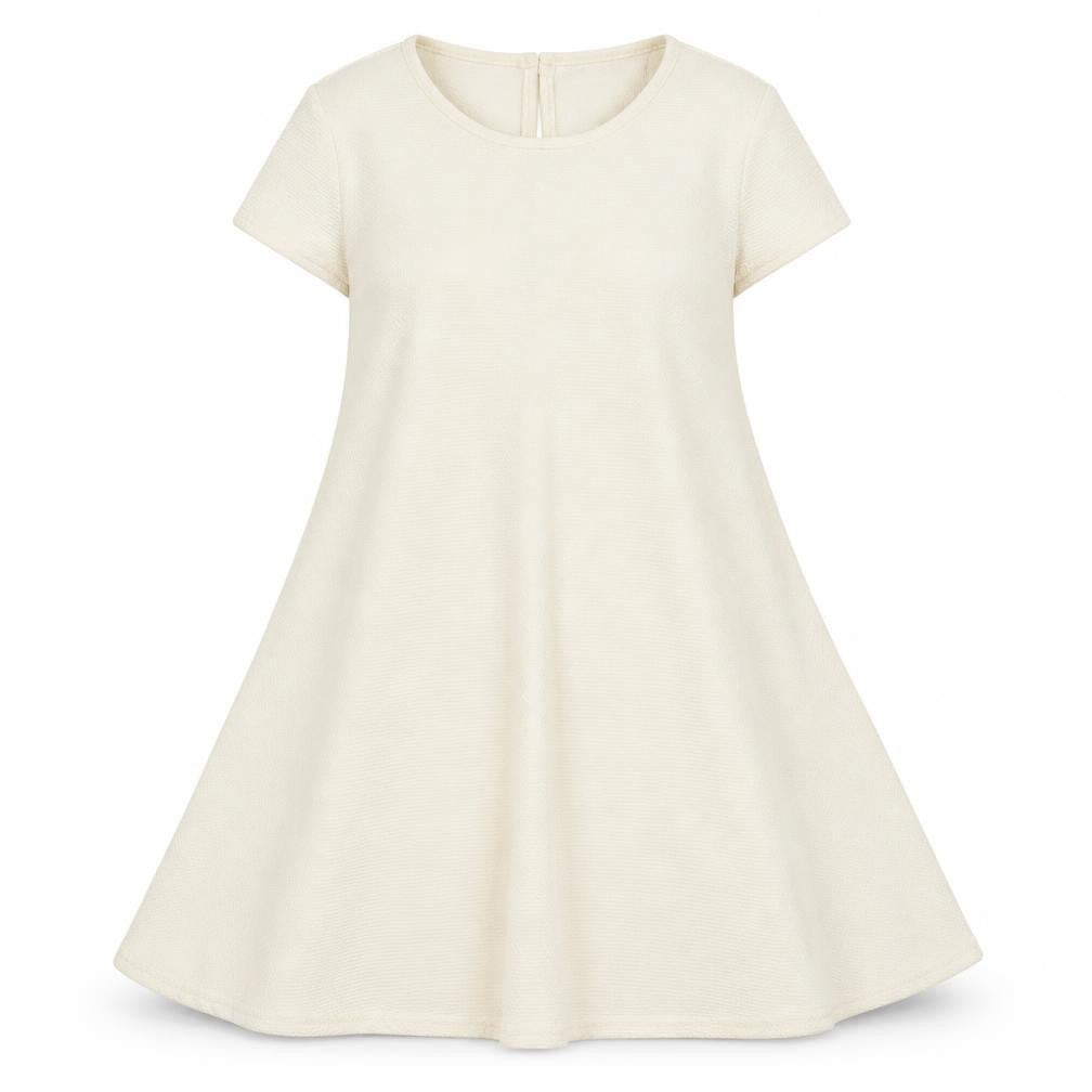 Front view of Atmosphere women’s ivory a-line, size UK 10