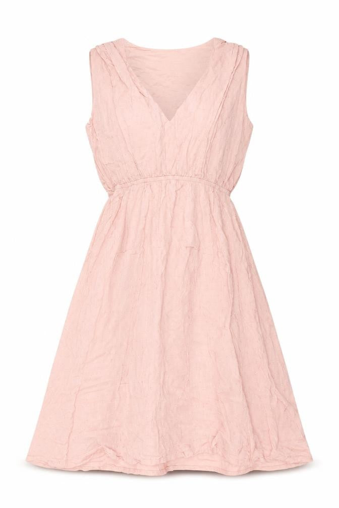 ml Womens Pink   Fit & Flare  Size S  - dotted pattern