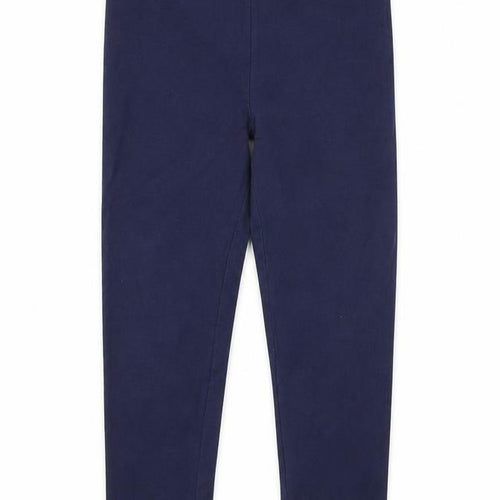 George Girls Blue   Carrot Trousers Size 9 Months
