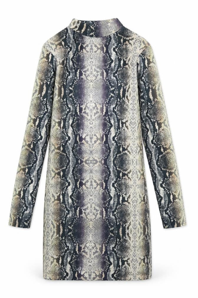 Quiz Womens Green Animal Print  Sheath  Size 6  - Snake print