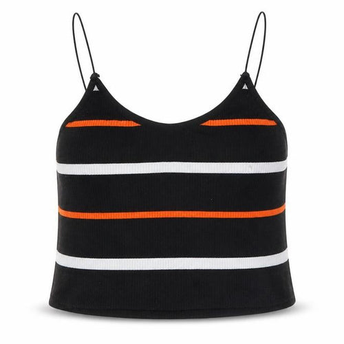 Primark Womens Black Striped  Camisole Tank Size XS  - Cropped