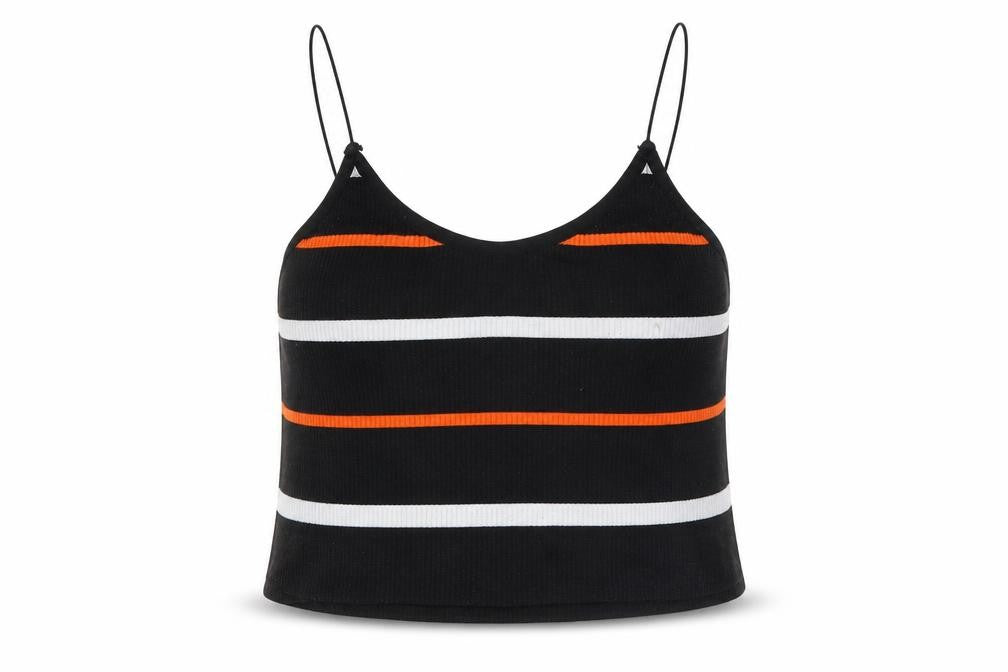 Primark Womens Black Striped  Camisole Tank Size XS  - Cropped