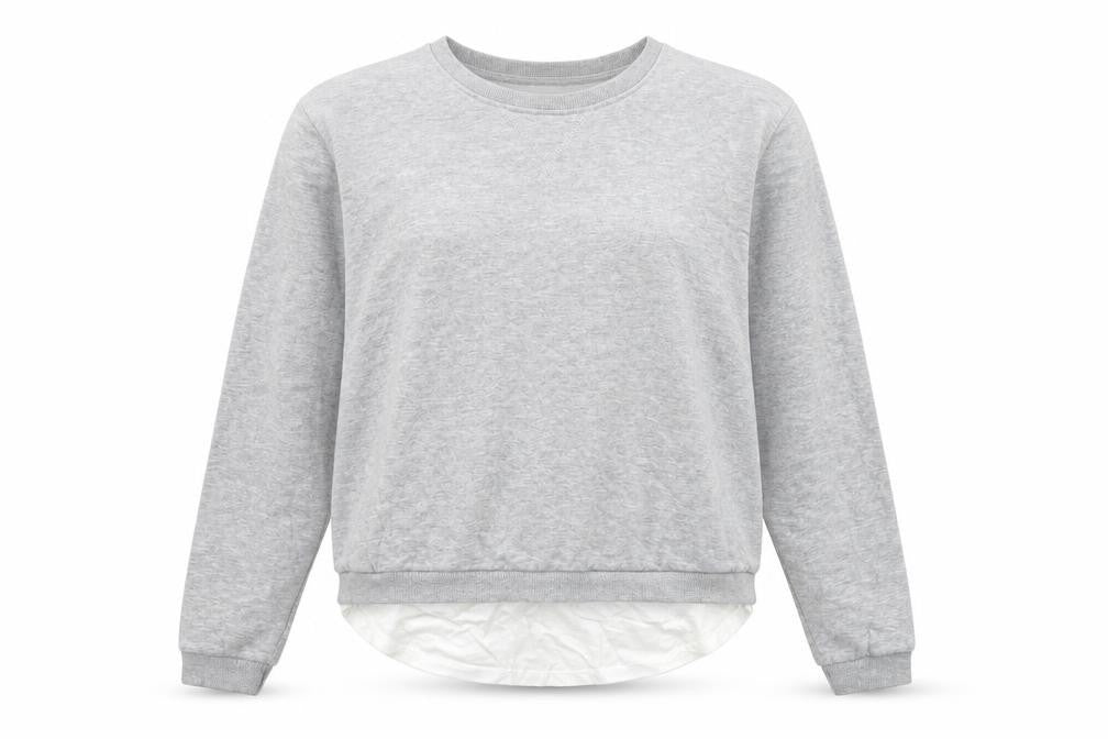Front view of Jay Jays women’s grey jumper, size S