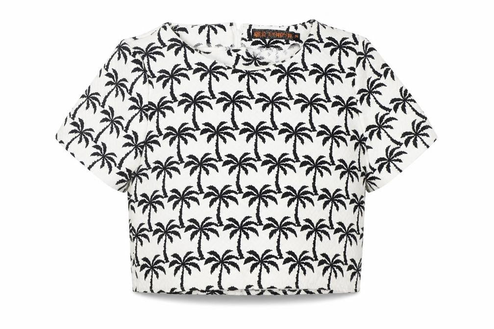 Front view of QED London women’s silver geometric basic blouse, size M, - tress