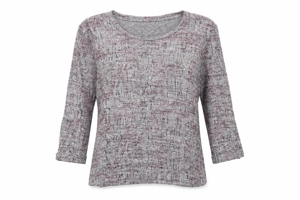 Front view of Anna Rose women’s purple jumper, size M