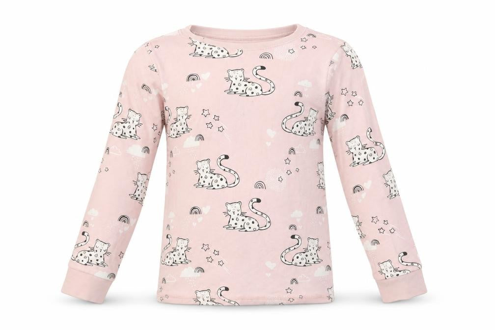 NEXT Girls Pink   Top Pyjama Top Size 5-6 Years  - Cat Print