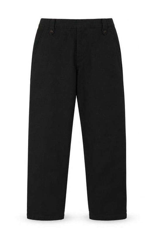 Front view of F&F boys’ grey dress pants trousers, size 8-9, years