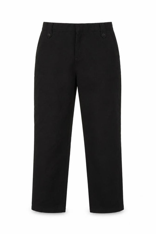 Front view of F&F boys’ grey dress pants trousers, size 8-9, years