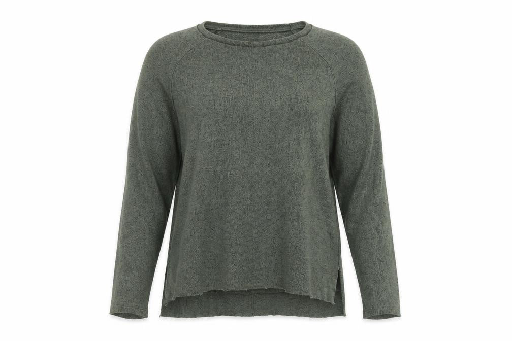 Front view of American Eagle Outfitters women’s brown jumper, size XS