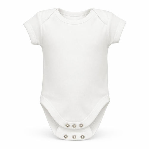 George Baby White   Romper One-Piece Size Newborn  - Tiny Baby