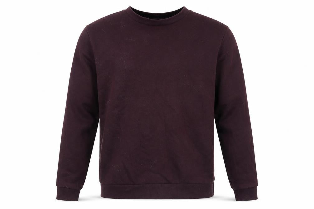 Front view of ASOS men’s red jumper, size M
