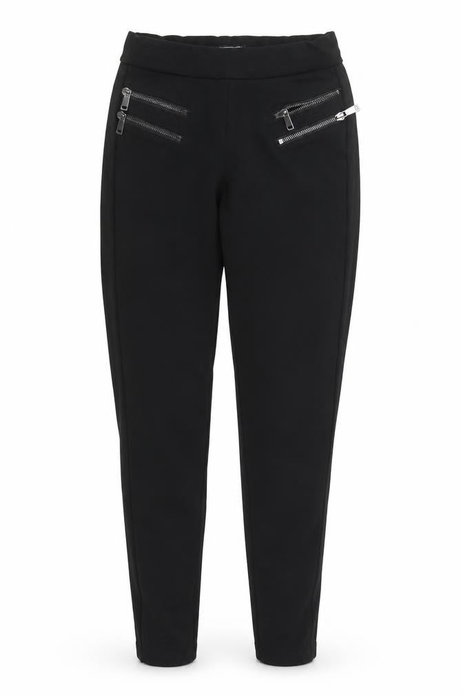 Avenue Womens Black   Carrot Trousers Size 8 L24 in