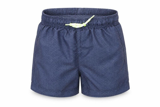 Front view of kids & co boys’ blue bermuda shorts, size 5, years