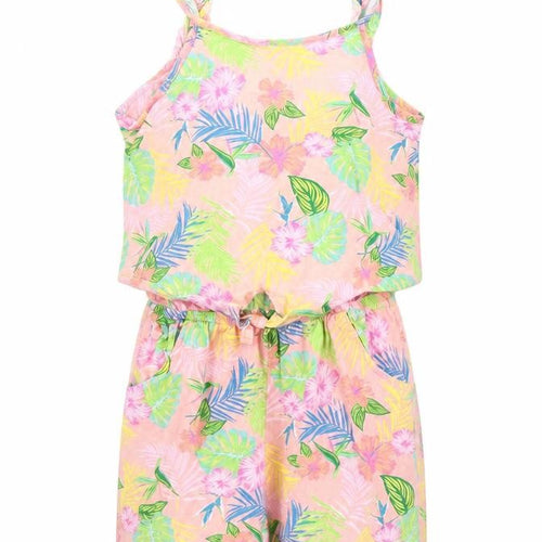 I Love Girls Wear Girls Pink Floral  Playsuit One-Piece Size 12 Years