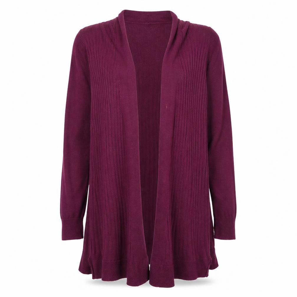 M&S Womens Purple   Cardigan Jumper Size M