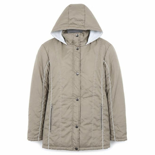 anne de lacays Womens Beige   Rain Coat Coat Size S